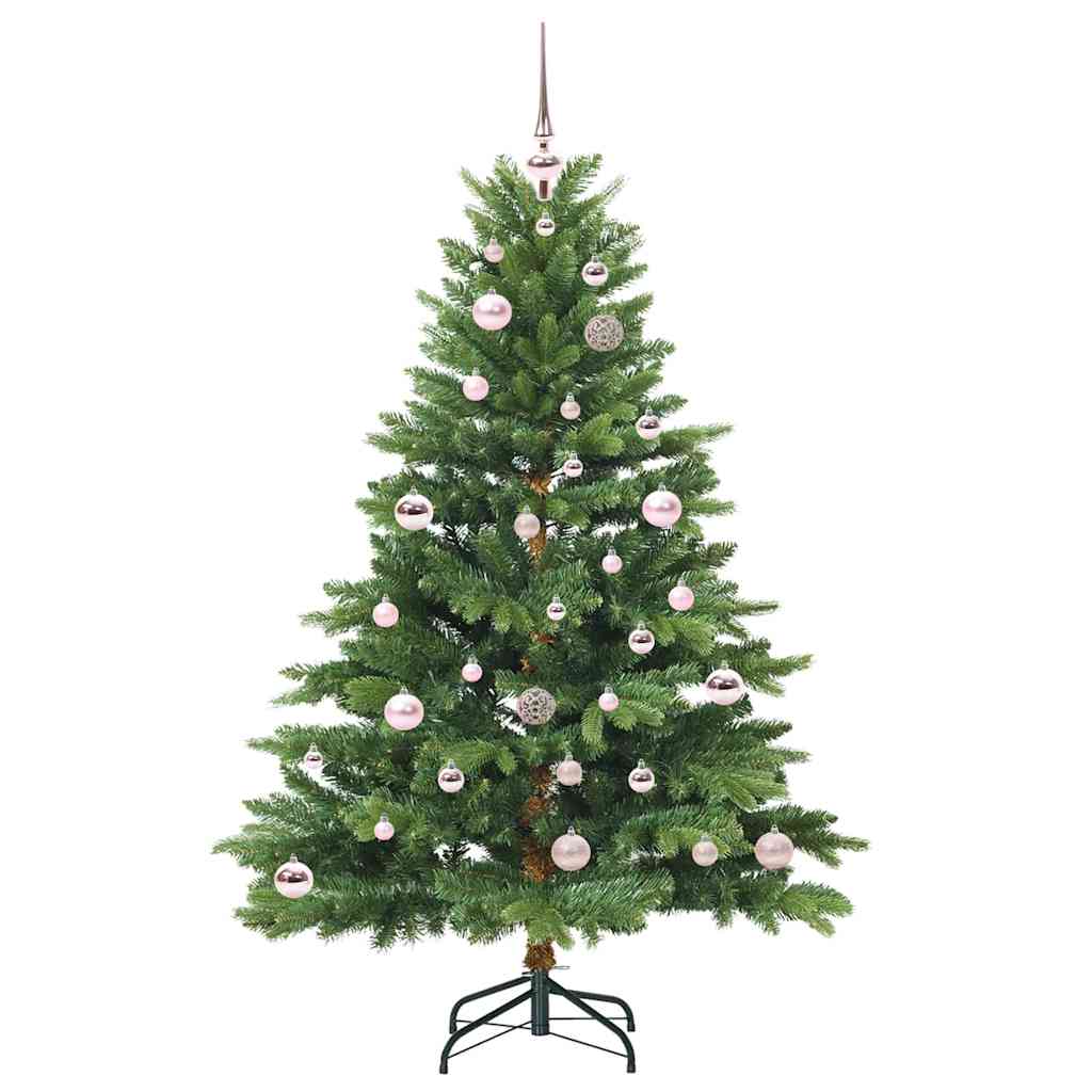 Artificial Christmas Tree with 150 LEDs Green 150 cm PE and PVC