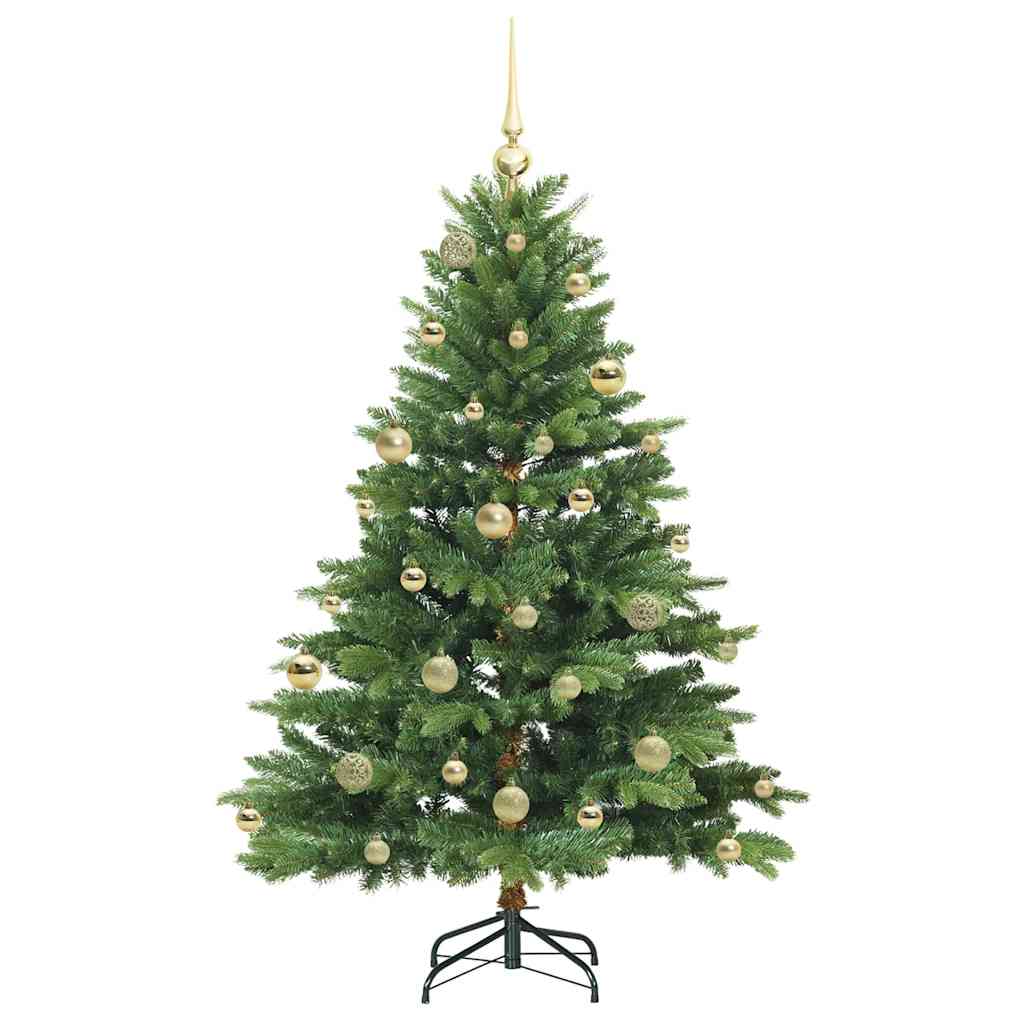 Artificial Christmas Tree with 150 LEDs Green 150 cm PE and PVC