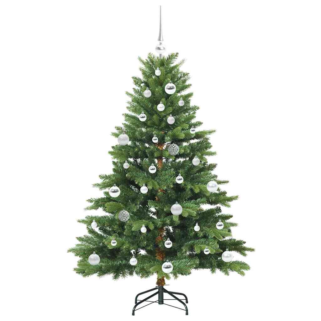 Artificial Christmas Tree with 150 LEDs Green 150 cm PE and PVC