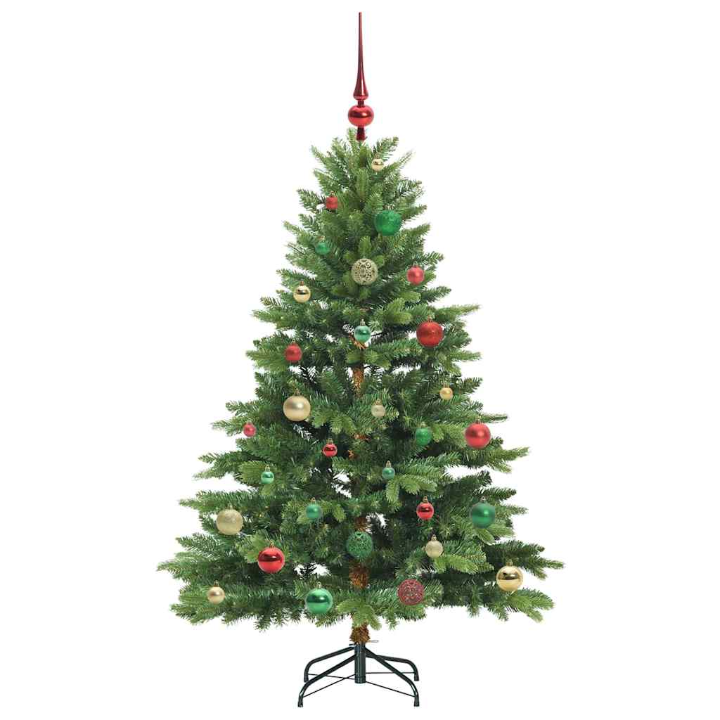 Artificial Christmas Tree with 150 LEDs Green 150 cm PE and PVC