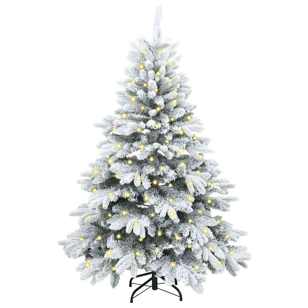 Artificial Christmas Tree with 150 LEDs Green 120 cm PE and PVC