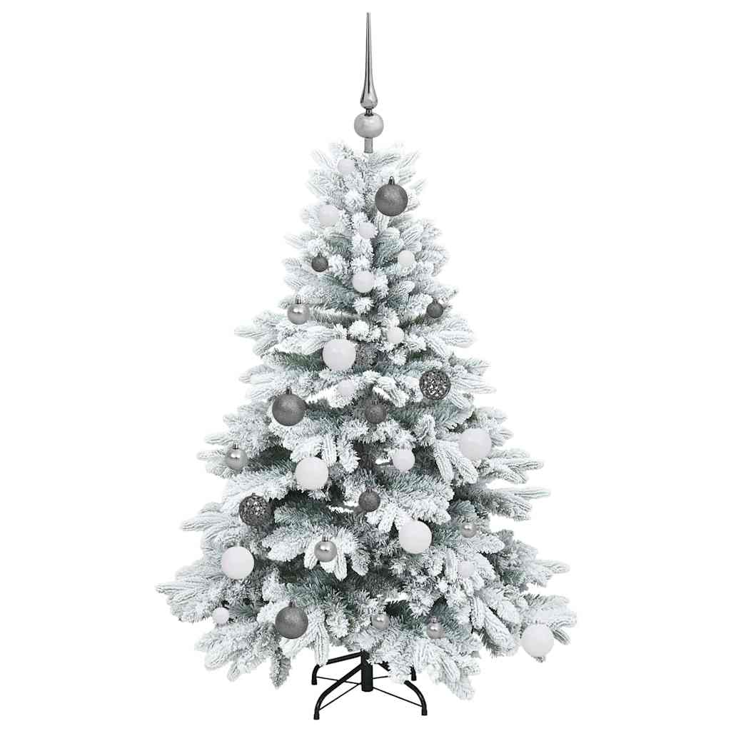 Artificial Christmas Tree with 150 LEDs Green 120 cm PE and PVC