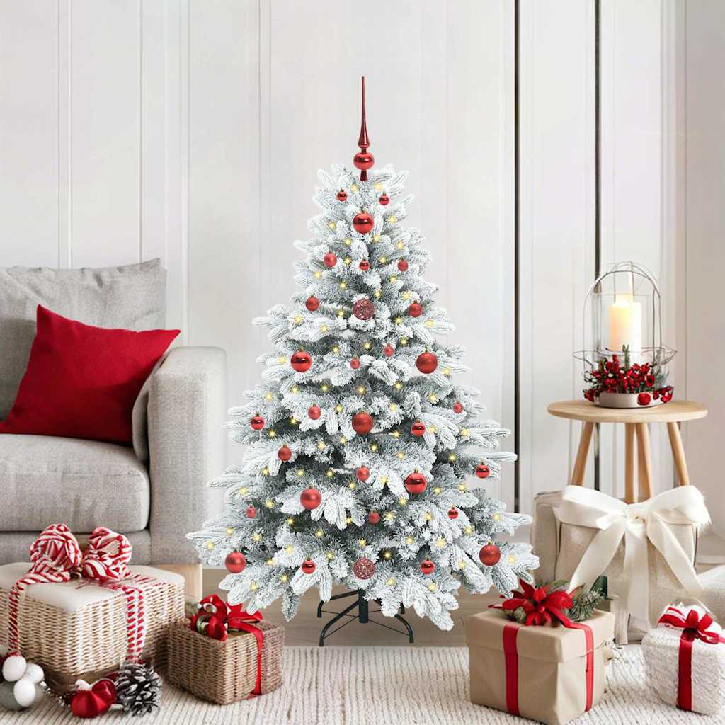 Artificial Christmas Tree with 150 LEDs Green 120 cm PE and PVC