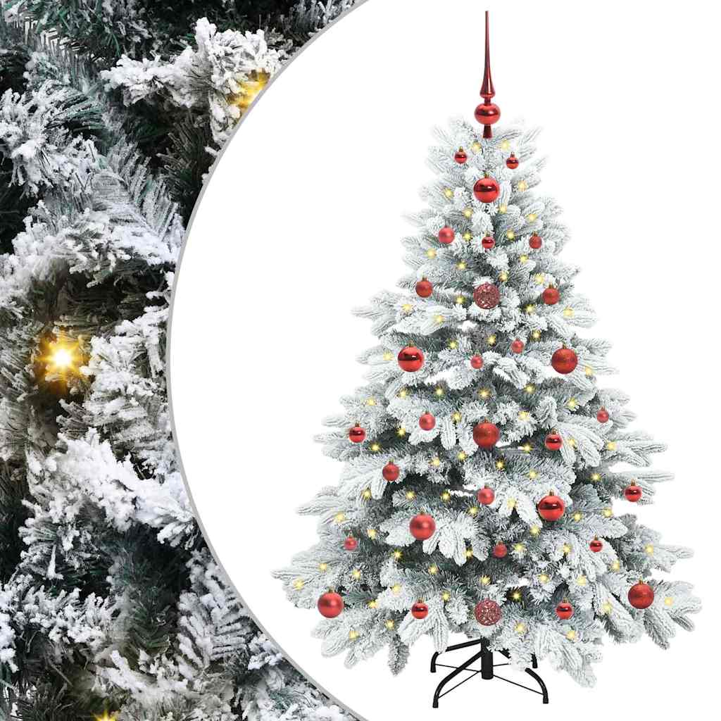Artificial Christmas Tree with 150 LEDs Green 120 cm PE and PVC