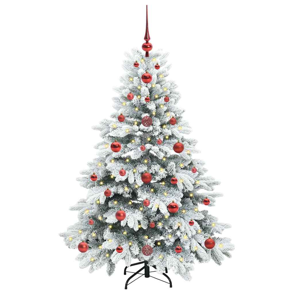 Artificial Christmas Tree with 150 LEDs Green 120 cm PE and PVC