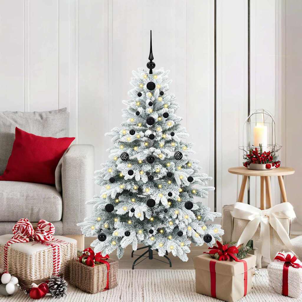Artificial Christmas Tree with 150 LEDs Green 120 cm PE and PVC
