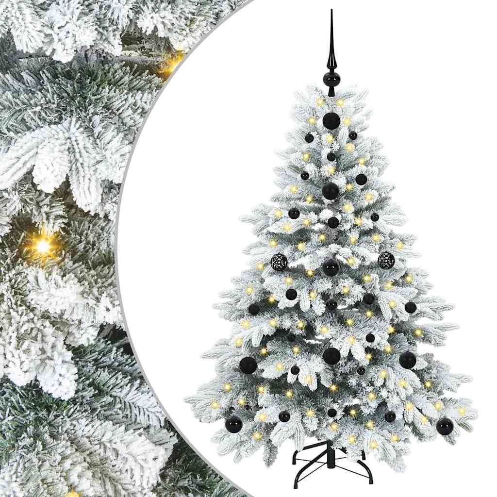 Artificial Christmas Tree with 150 LEDs Green 120 cm PE and PVC