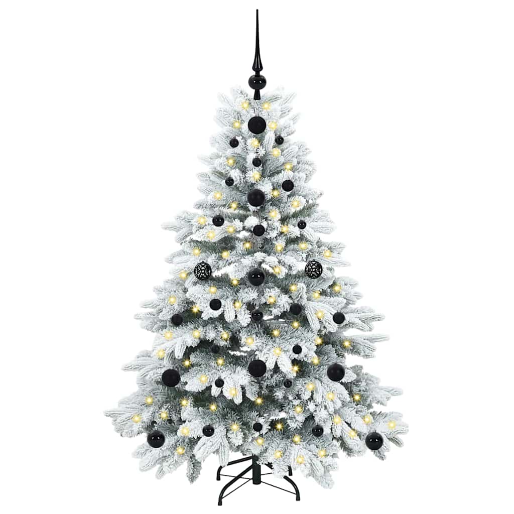 Artificial Christmas Tree with 150 LEDs Green 120 cm PE and PVC
