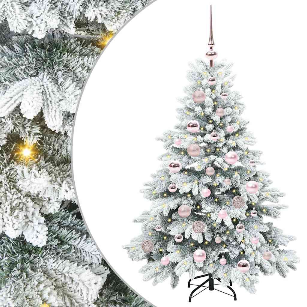Artificial Christmas Tree with 150 LEDs Green 120 cm PE and PVC