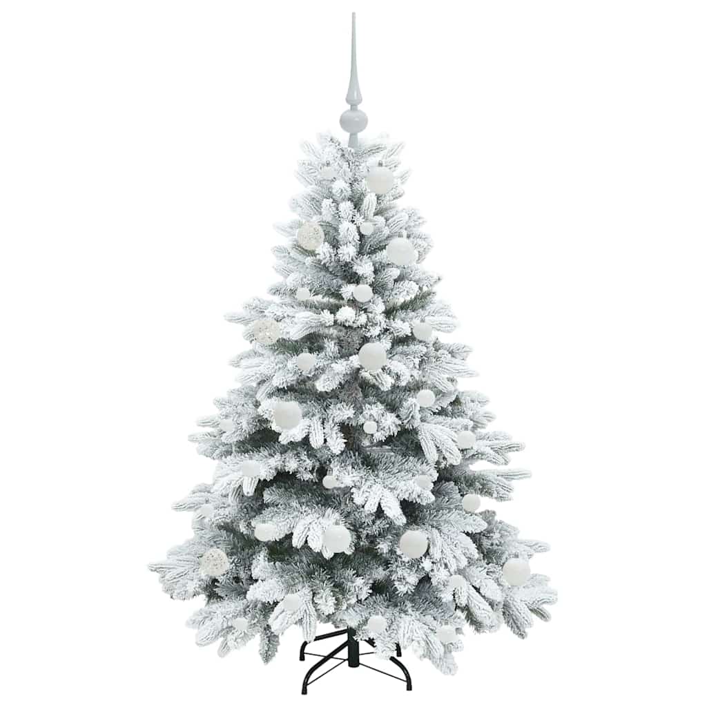 Artificial Christmas Tree with 150 LEDs Green 120 cm PE and PVC
