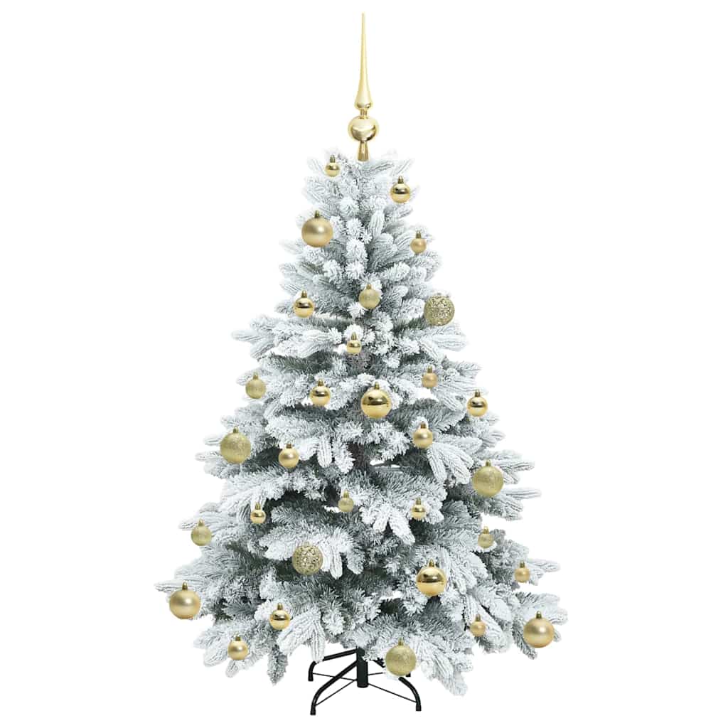 Artificial Christmas Tree with 150 LEDs Green 120 cm PE and PVC