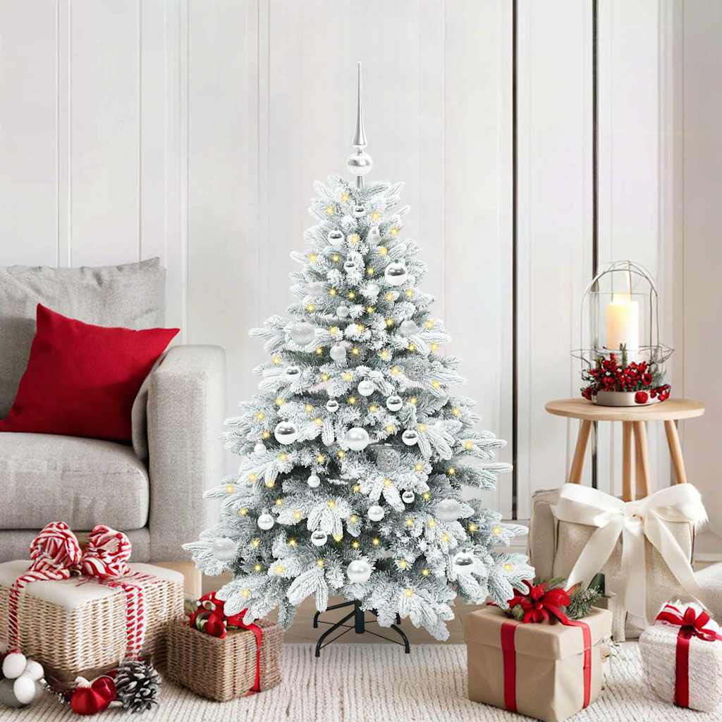 Artificial Christmas Tree with 150 LEDs Green 120 cm PE and PVC