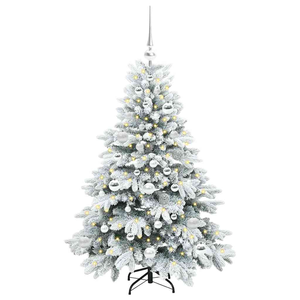 Artificial Christmas Tree with 150 LEDs Green 120 cm PE and PVC