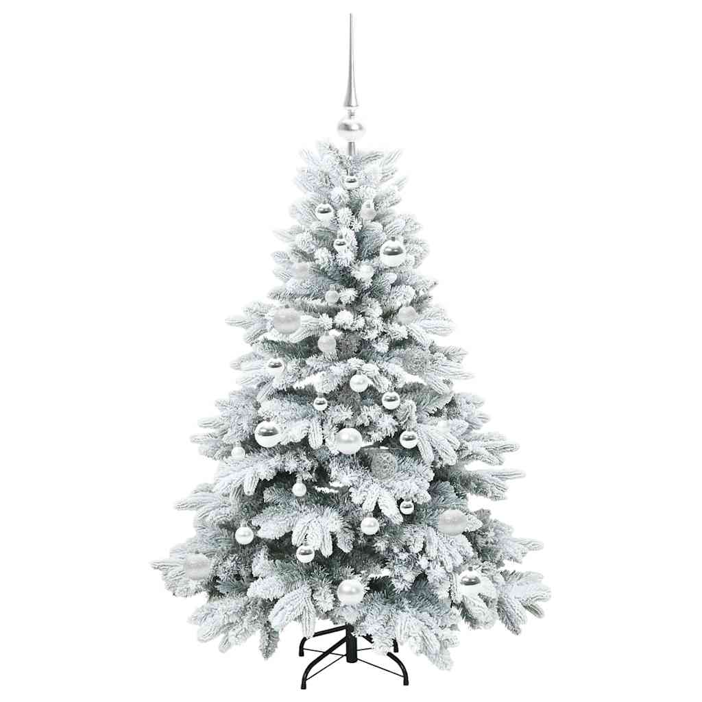 Artificial Christmas Tree with 150 LEDs Green 120 cm PE and PVC
