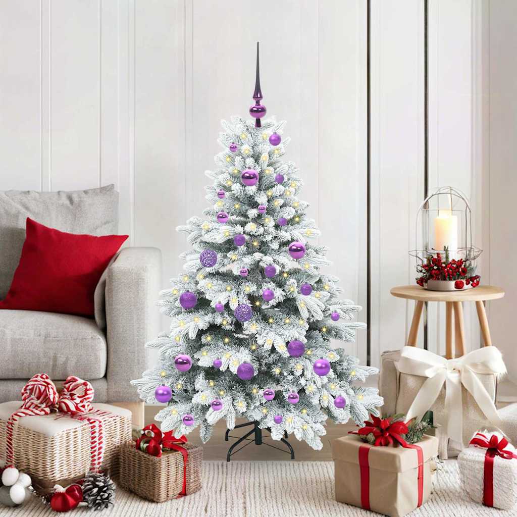 Artificial Christmas Tree with 150 LEDs Green 120 cm PE and PVC