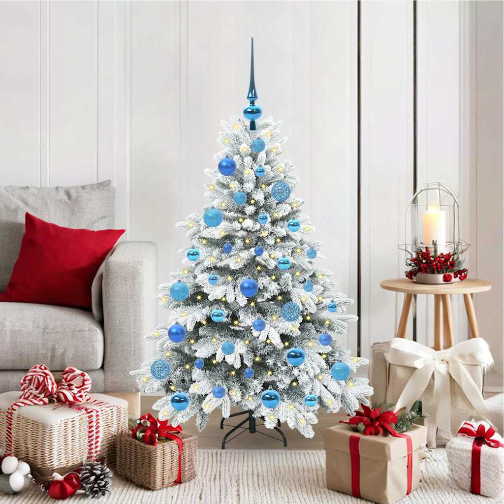Artificial Christmas Tree with 150 LEDs Green 120 cm PE and PVC