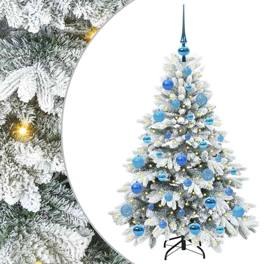 Artificial Christmas Tree with 150 LEDs Green 120 cm PE and PVC