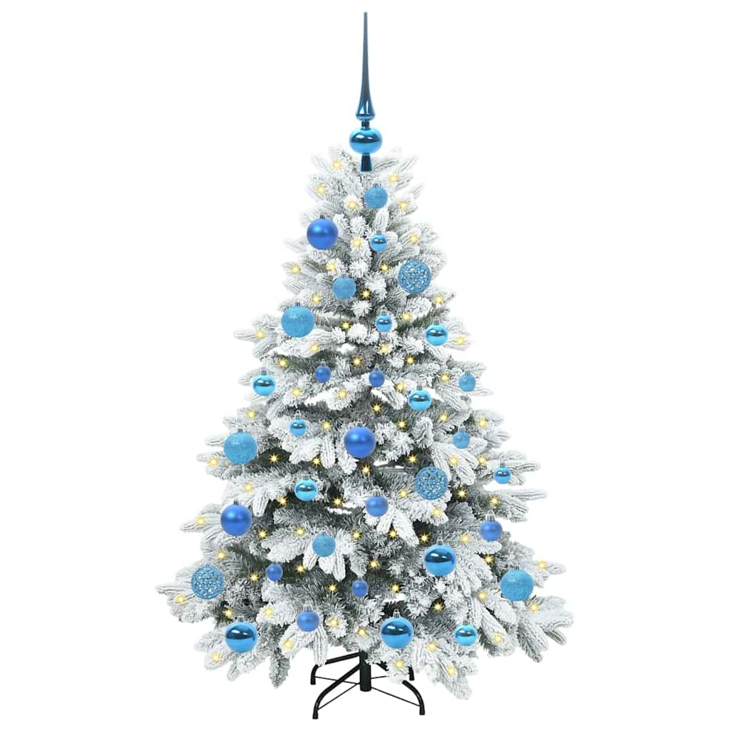 Artificial Christmas Tree with 150 LEDs Green 120 cm PE and PVC