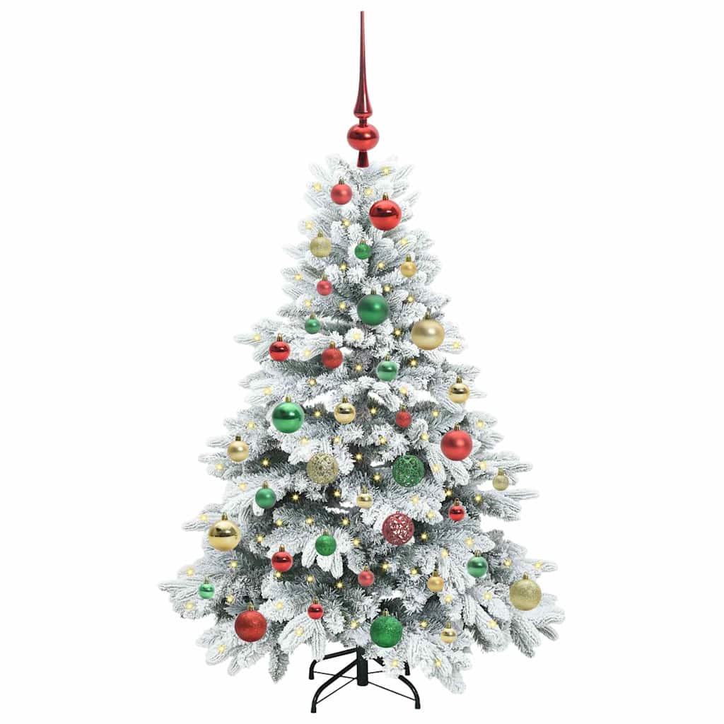 Artificial Christmas Tree with 150 LEDs Green 120 cm PE and PVC