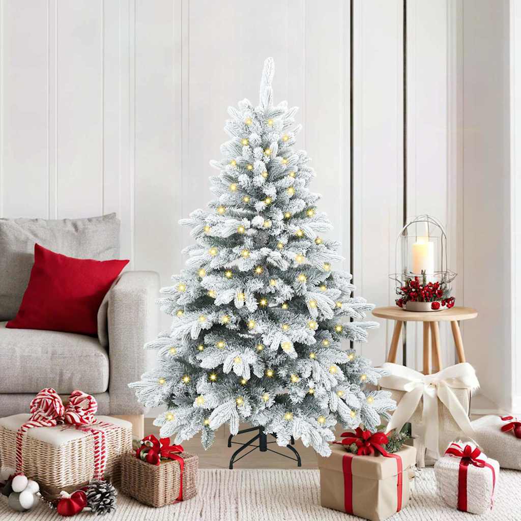 Artificial Christmas Tree with 150 LEDs Green 150 cm PE and PVC