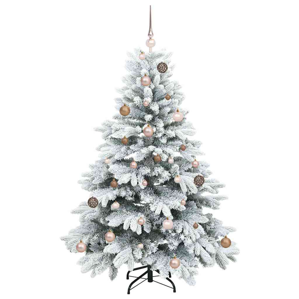 Artificial Christmas Tree with 150 LEDs Green 150 cm PE and PVC