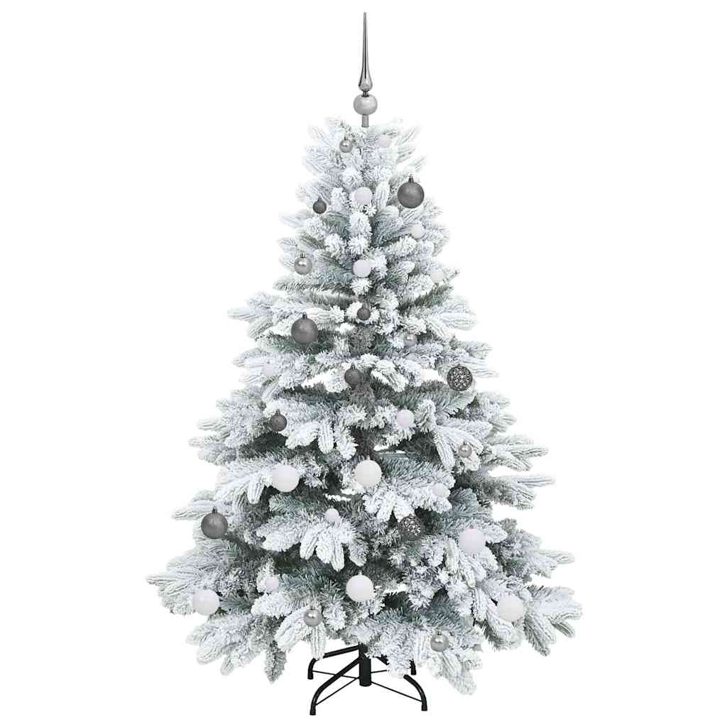 Artificial Christmas Tree with 150 LEDs Green 150 cm PE and PVC