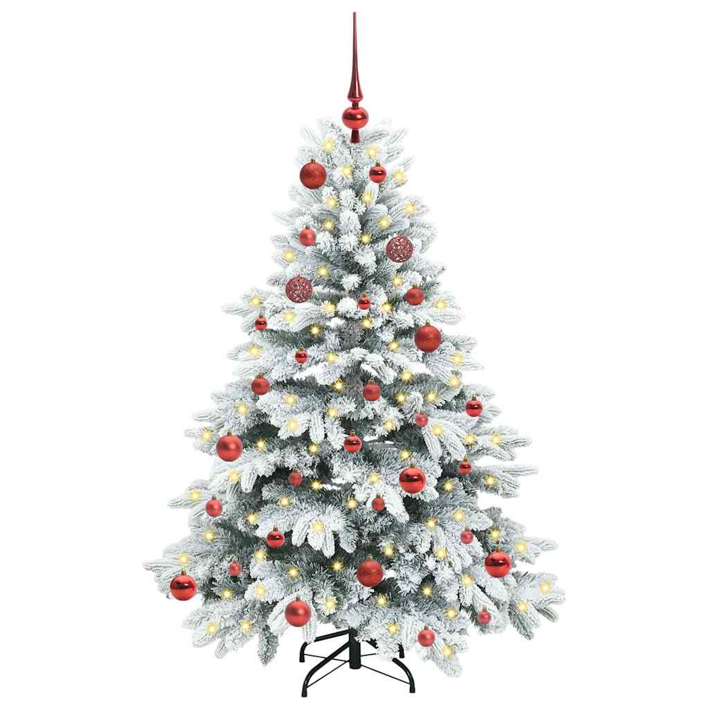 Artificial Christmas Tree with 150 LEDs Green 150 cm PE and PVC