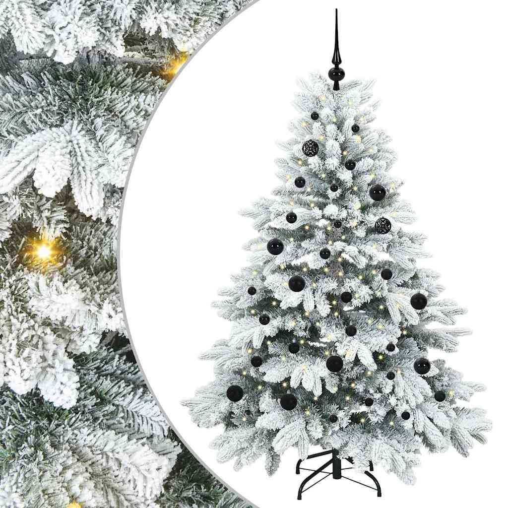 Artificial Christmas Tree with 150 LEDs Green 150 cm PE and PVC