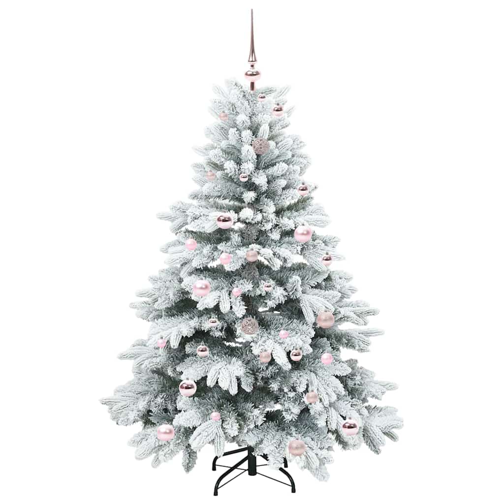 Artificial Christmas Tree with 150 LEDs Green 150 cm PE and PVC