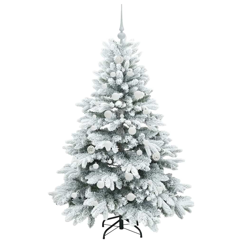 Artificial Christmas Tree with 150 LEDs Green 150 cm PE and PVC