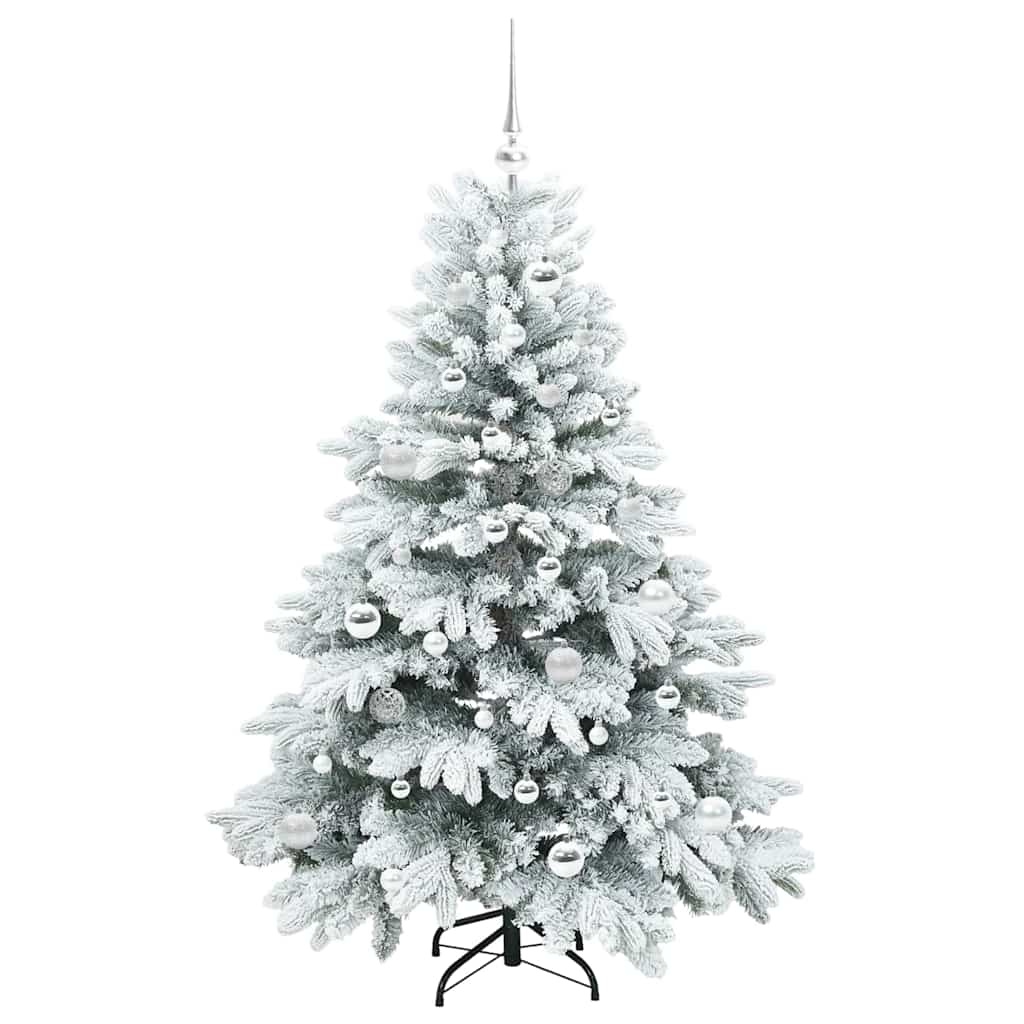 Artificial Christmas Tree with 150 LEDs Green 150 cm PE and PVC