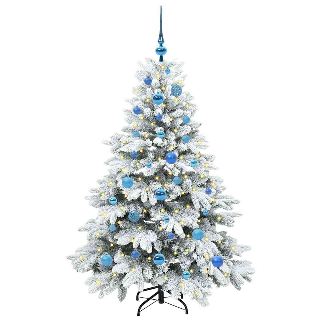 Artificial Christmas Tree with 150 LEDs Green 150 cm PE and PVC