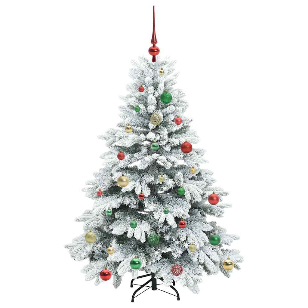 Artificial Christmas Tree with 150 LEDs Green 150 cm PE and PVC