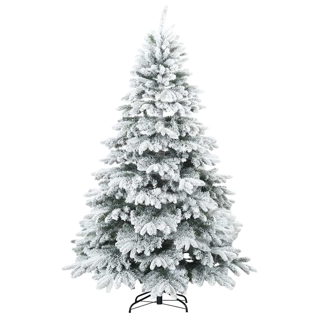 Artificial Christmas Tree with 300 LEDs Green 240 cm PE and PVC