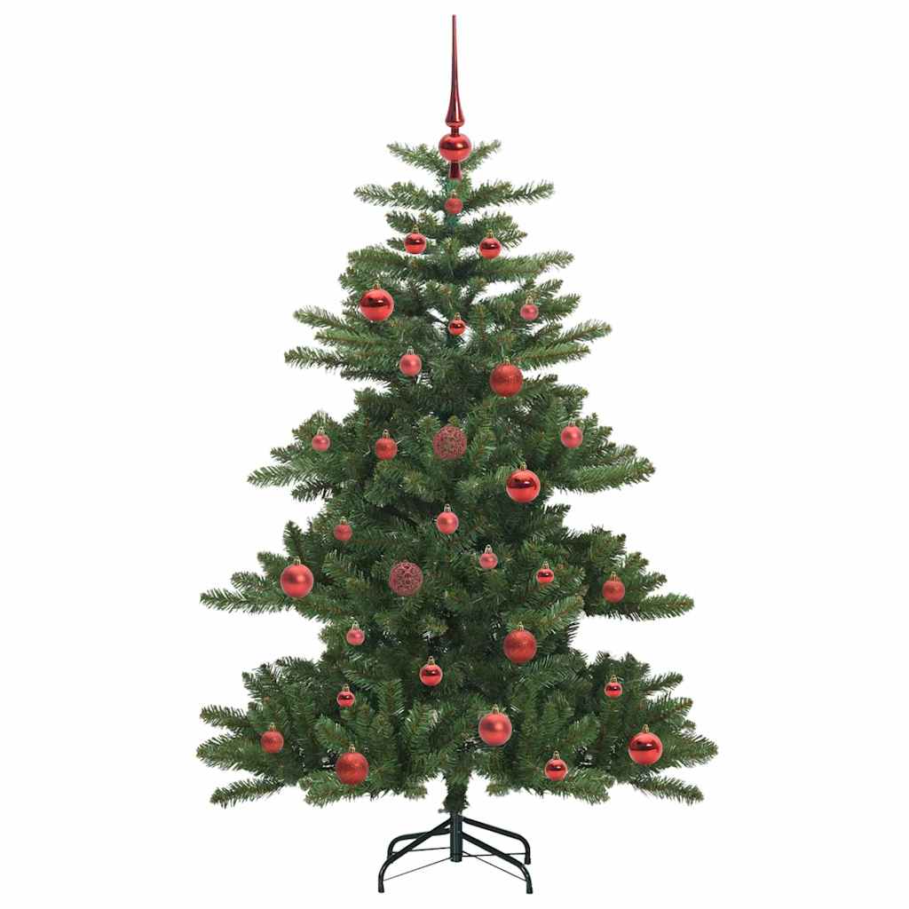 Artificial Hinged Christmas Tree with 150 LEDs 150 cm PVC