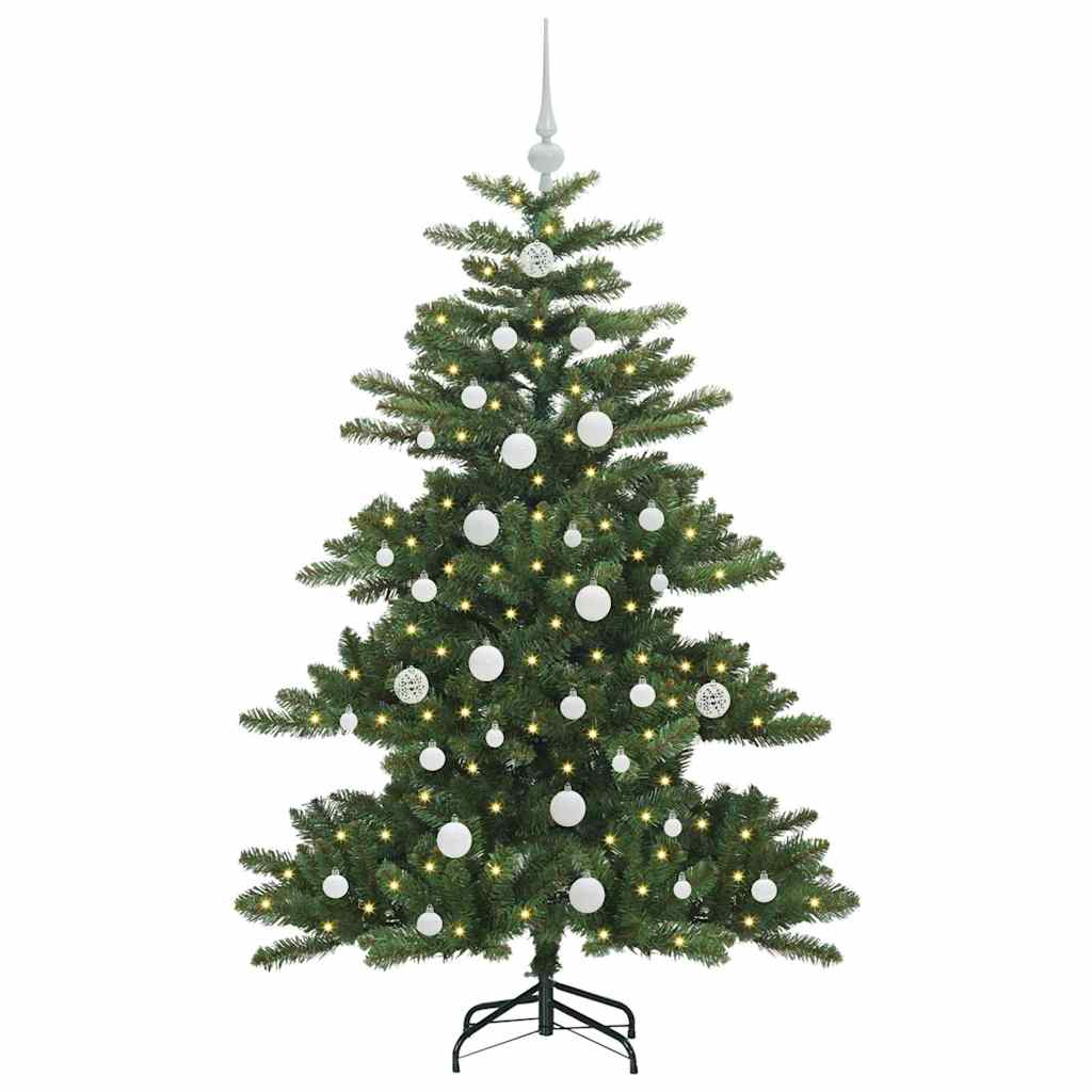 Artificial Hinged Christmas Tree with 150 LEDs 150 cm PVC