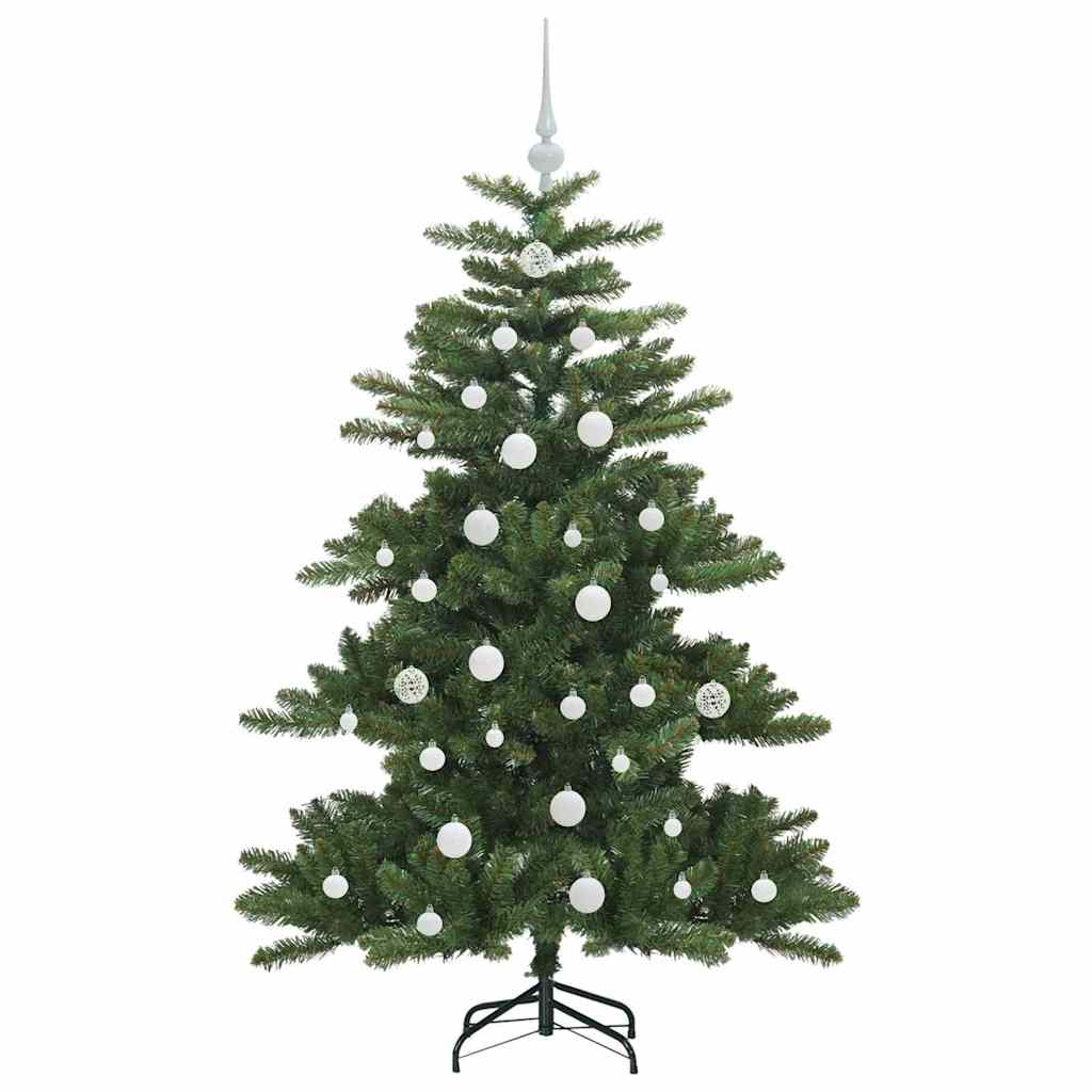 Artificial Hinged Christmas Tree with 150 LEDs 150 cm PVC