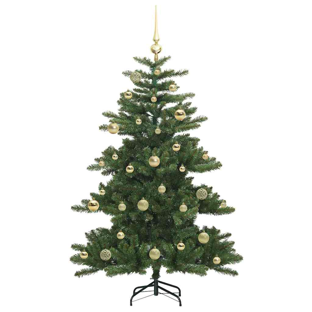 Artificial Hinged Christmas Tree with 150 LEDs 150 cm PVC