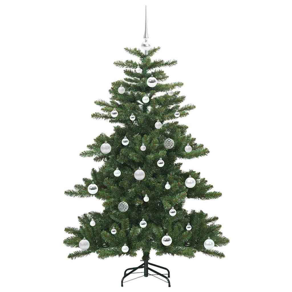 Artificial Hinged Christmas Tree with 150 LEDs 150 cm PVC