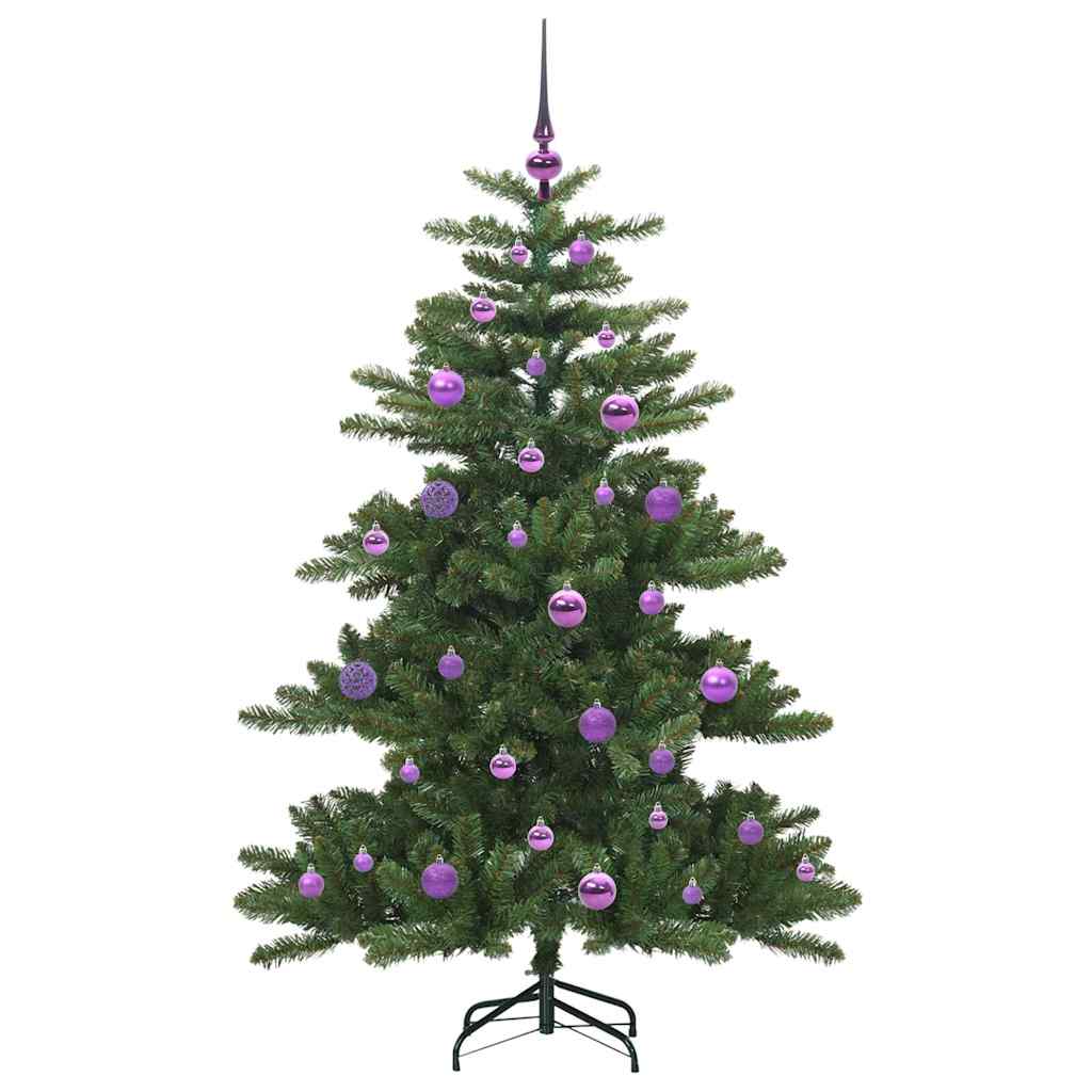 Artificial Hinged Christmas Tree with 150 LEDs 150 cm PVC