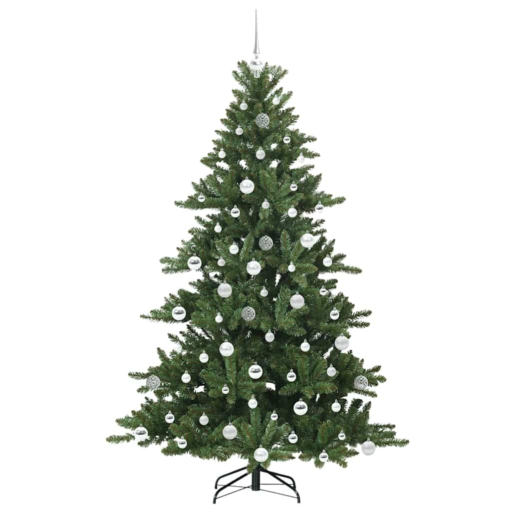 Artificial Hinged Christmas Tree with 300 LEDs 180 cm PVC