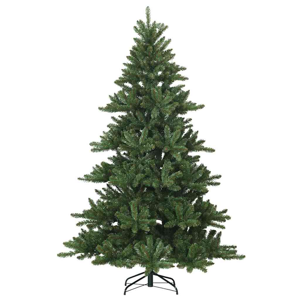 Artificial Hinged Christmas Tree with 300 LEDs 240 cm PVC