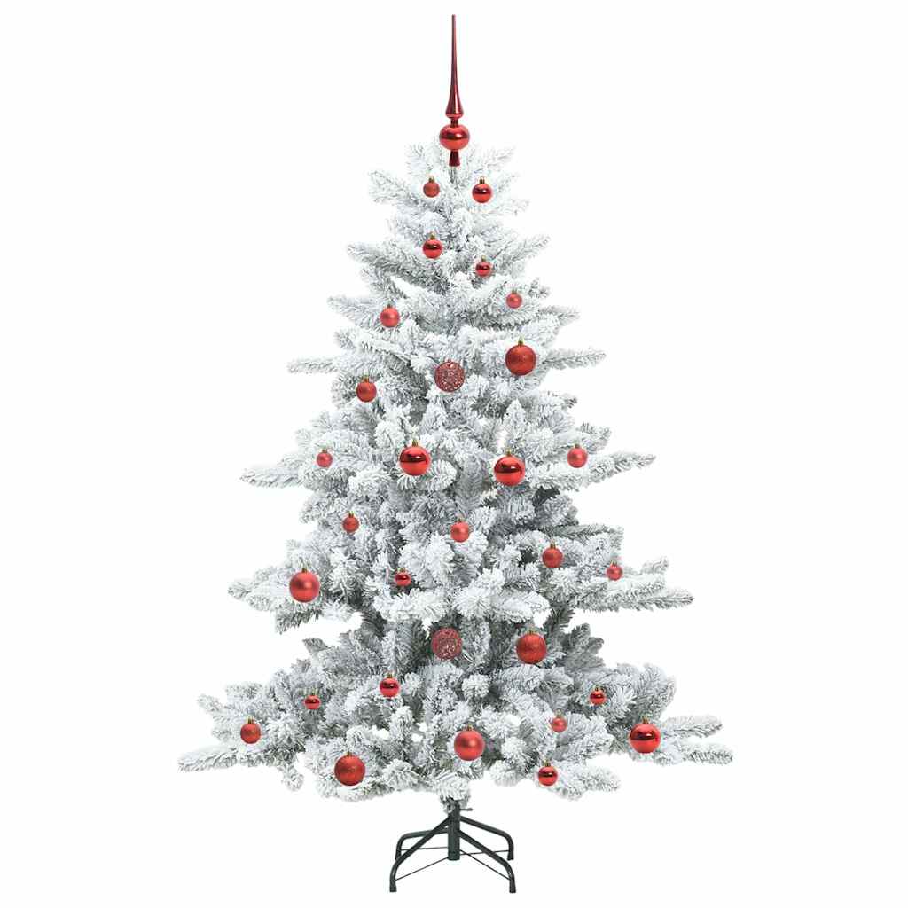 Artificial Hinged Christmas Tree with 150 LEDs 150 cm PVC