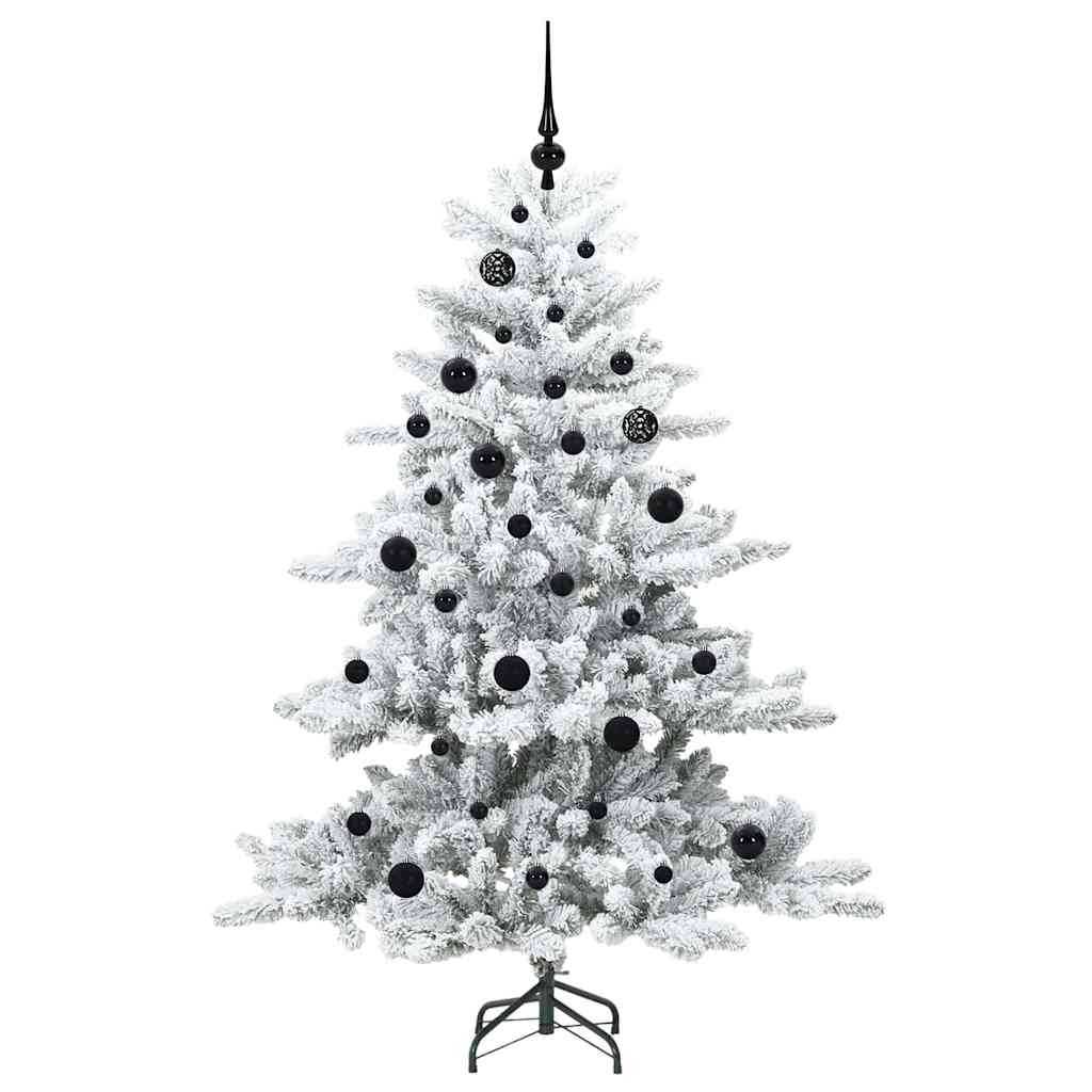 Artificial Hinged Christmas Tree with 150 LEDs 150 cm PVC