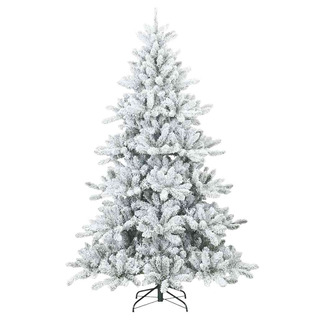 Artificial Hinged Christmas Tree with 300 LEDs 240 cm PVC