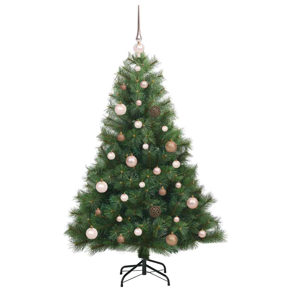 Artificial Christmas Tree with 150 LEDs Green 150 cm PE and PVC