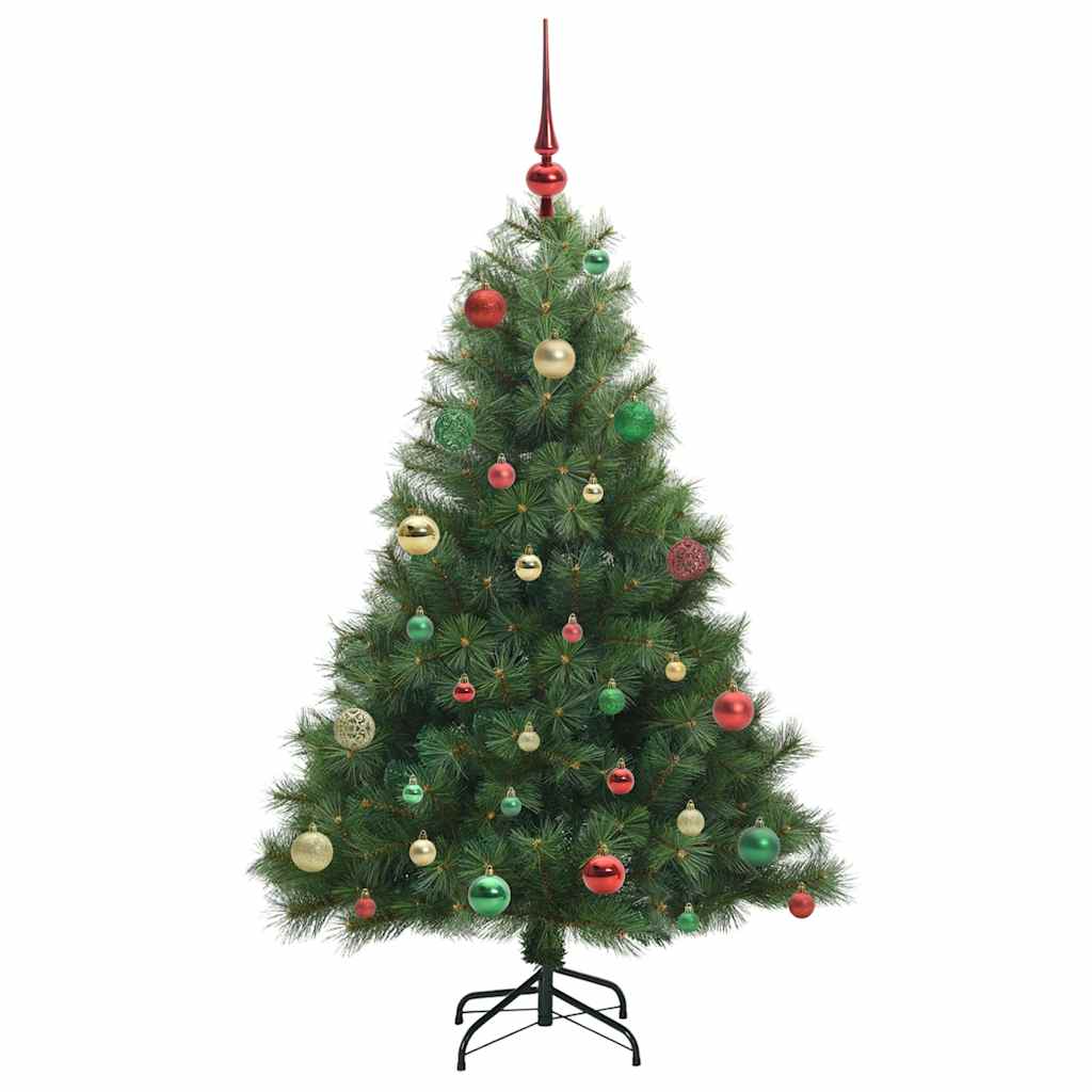 Artificial Christmas Tree with 150 LEDs Green 150 cm PE and PVC