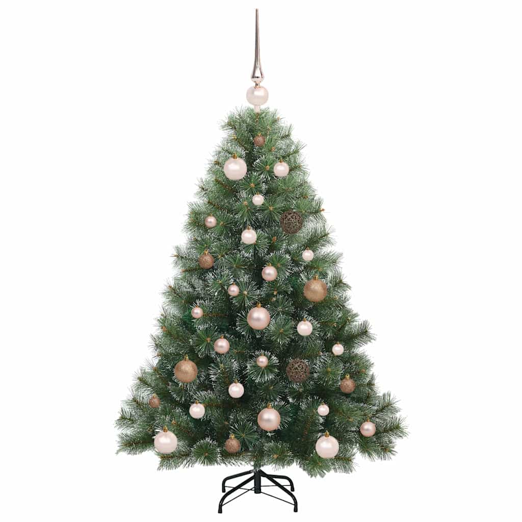 Artificial Christmas Tree with 150 LEDs Green 120 cm PE and PVC