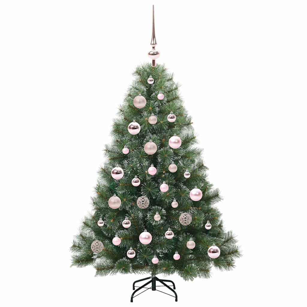 Artificial Christmas Tree with 150 LEDs Green 120 cm PE and PVC
