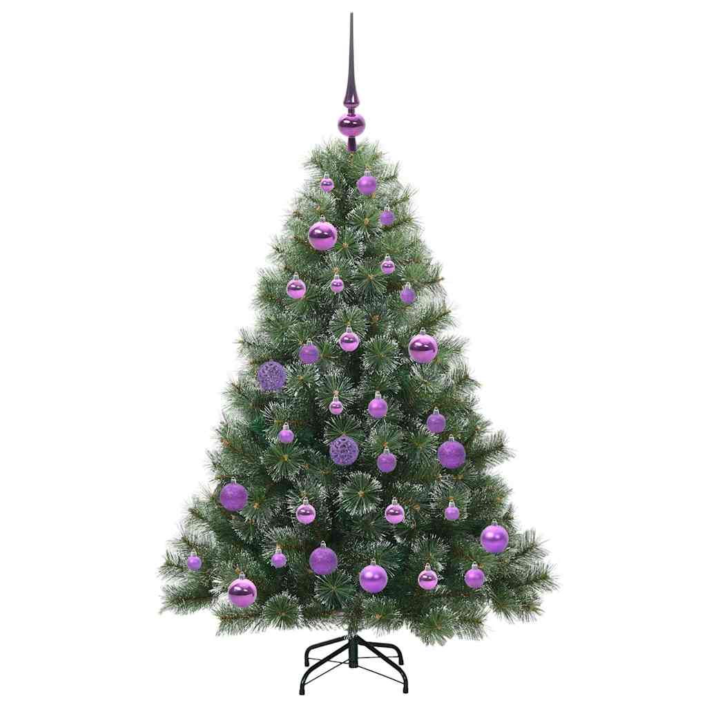 Artificial Christmas Tree with 150 LEDs Green 120 cm PE and PVC